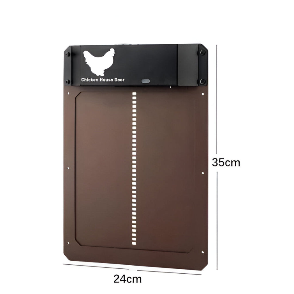 CoopGuard Automatic Chicken Coop Door with Light Sensor Control