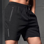 MotionCore Men's Sports Shorts with Zipper Pockets and Drawstring