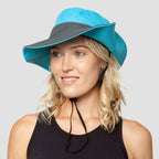 Adjustable Wide-Brim UV Protection Sun Hat with Ponytail Slot