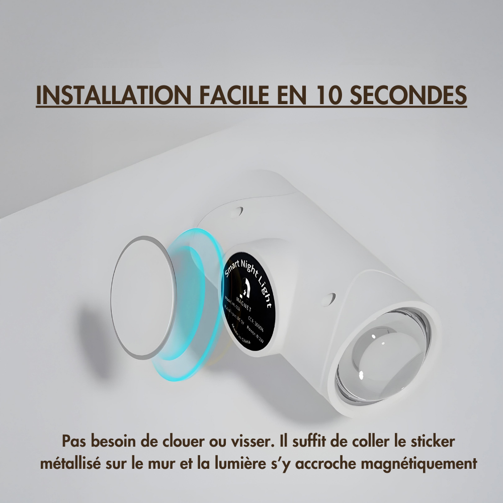 LumiSense Applique Murale LED avec Détecteur de Mouvement