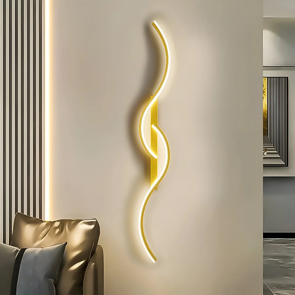 CurveGlow Modern LED Wall Light for Soft Ambient Illumination
