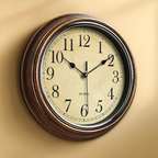 Silent Sweep Wall Clock, 12" Non-Ticking Quartz Design