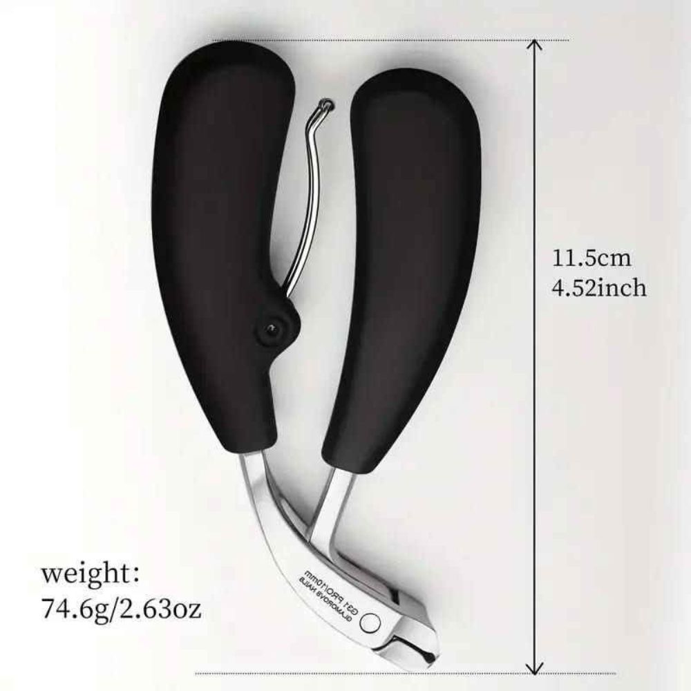 Premium Steel Wide-Jaw Nail Clipper for Men