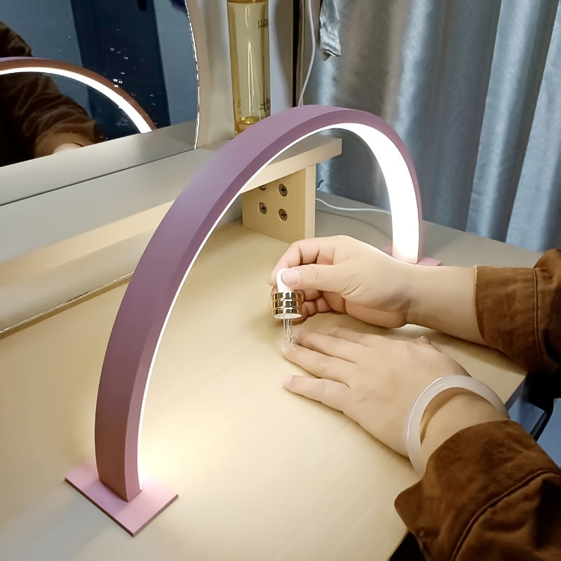 Arc Glow LED Desk Lamp | Adjustable USB Metal Light