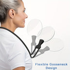 ClearView Hands-Free 5X Magnifying Glass with Adjustable Neck Strap