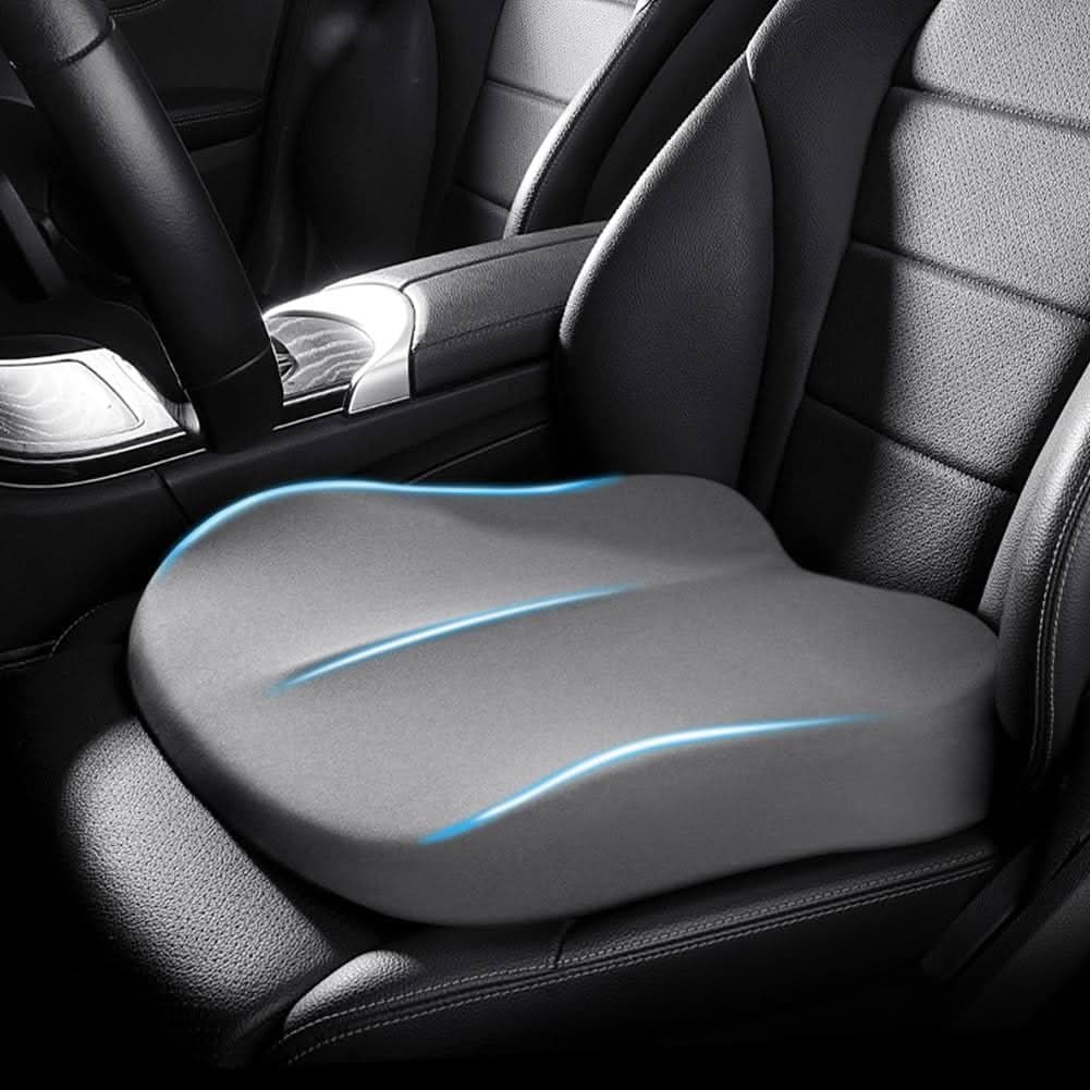 ElevaDrive Memory Foam Seat Cushion | Ergonomic Car Booster Cushion
