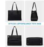 FreshCarry Insulated Lunch Tote with 15 Inch Laptop Compartment