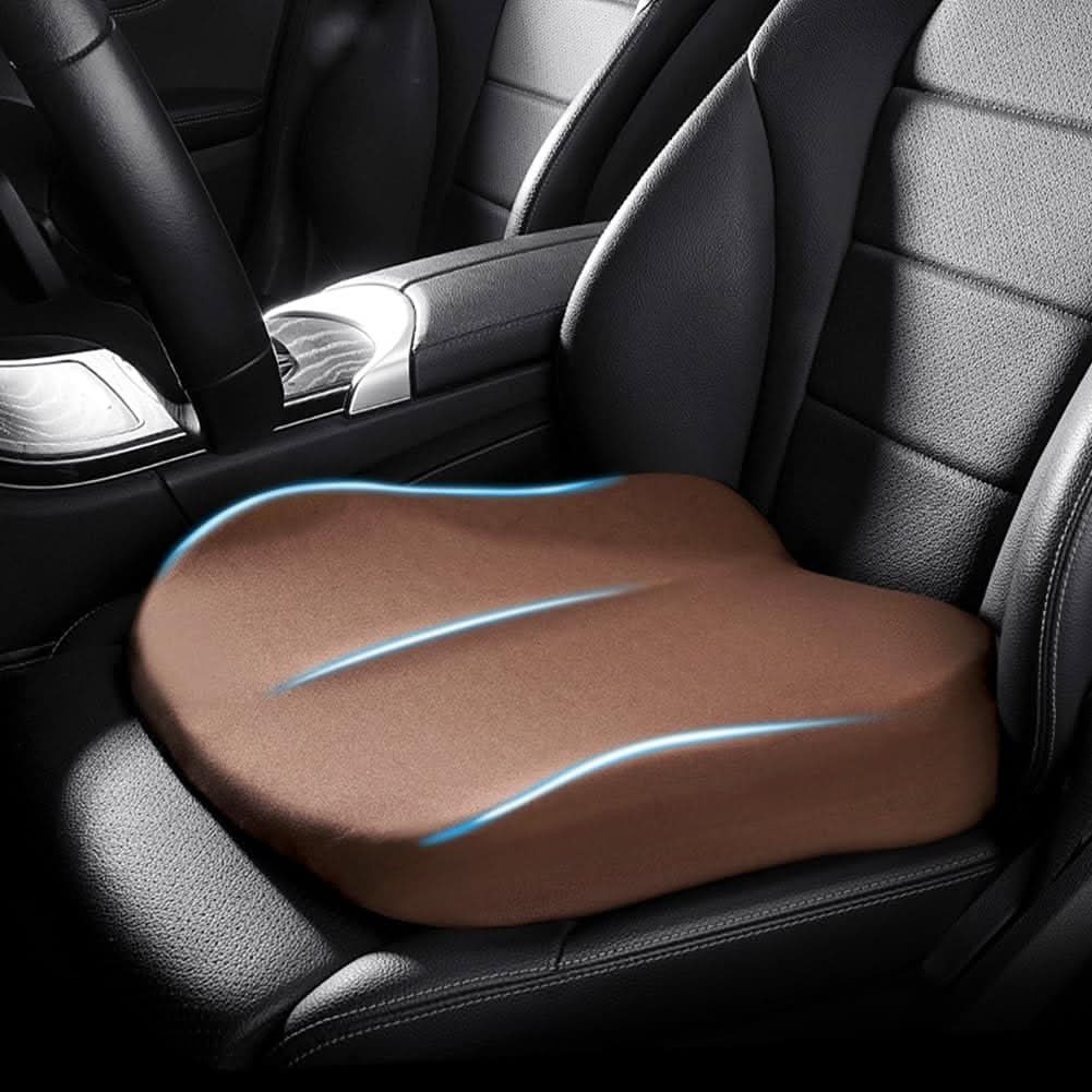 ElevaDrive Memory Foam Seat Cushion | Ergonomic Car Booster Cushion