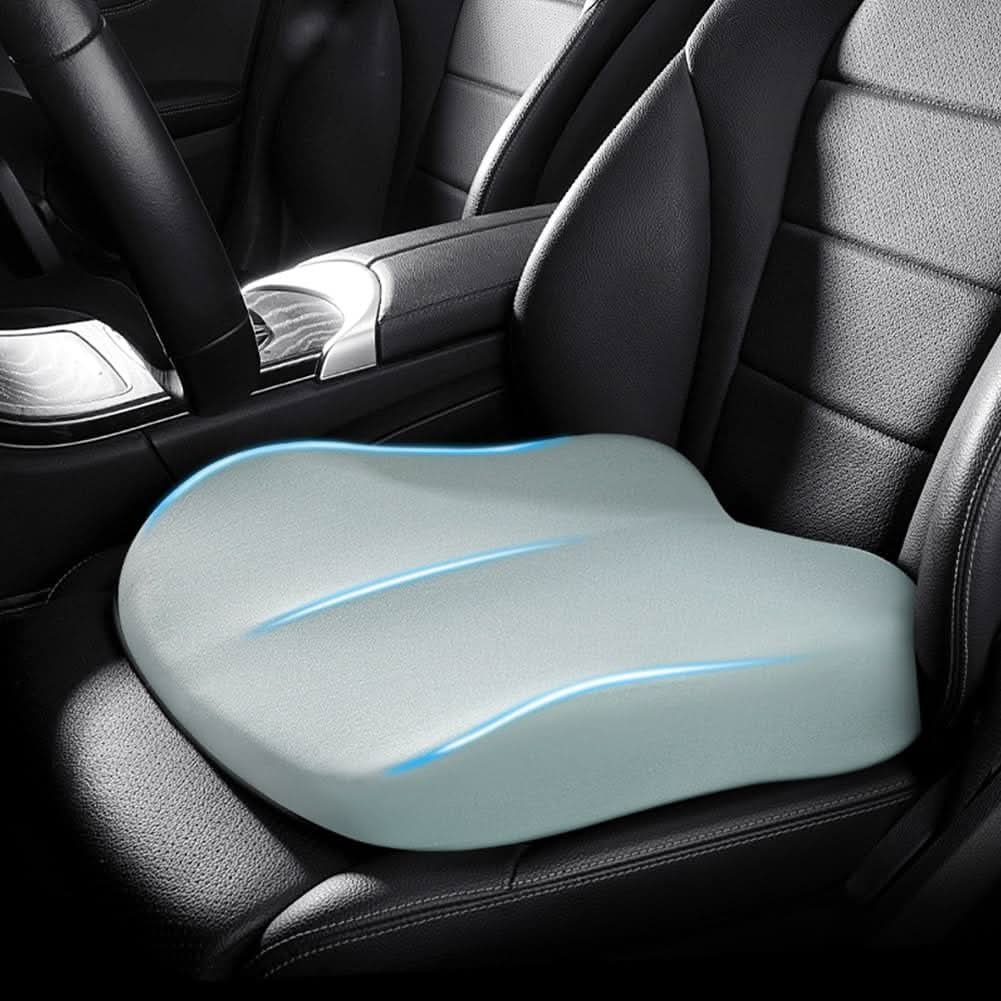 ElevaDrive Memory Foam Seat Cushion | Ergonomic Car Booster Cushion