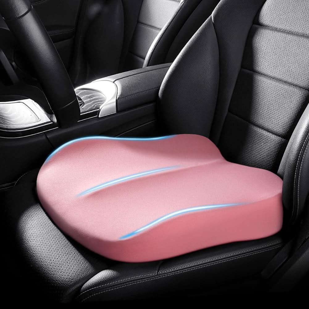 ElevaDrive Memory Foam Seat Cushion | Ergonomic Car Booster Cushion