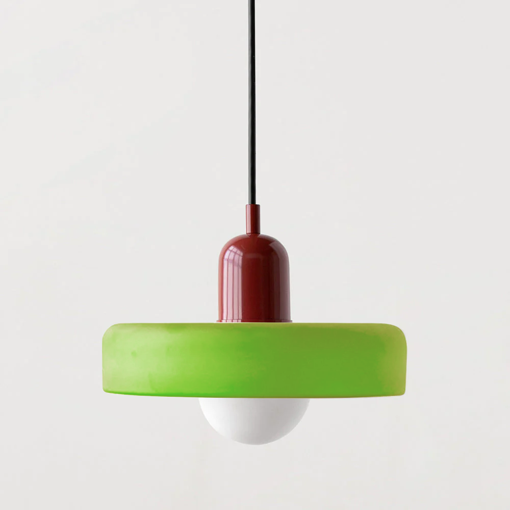 Luméa Suspension Bauhaus en Verre Coloré