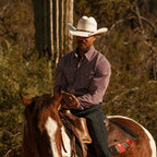 Premium Ventilated Straw Cowboy Hat with Leather Band and Silver Accents