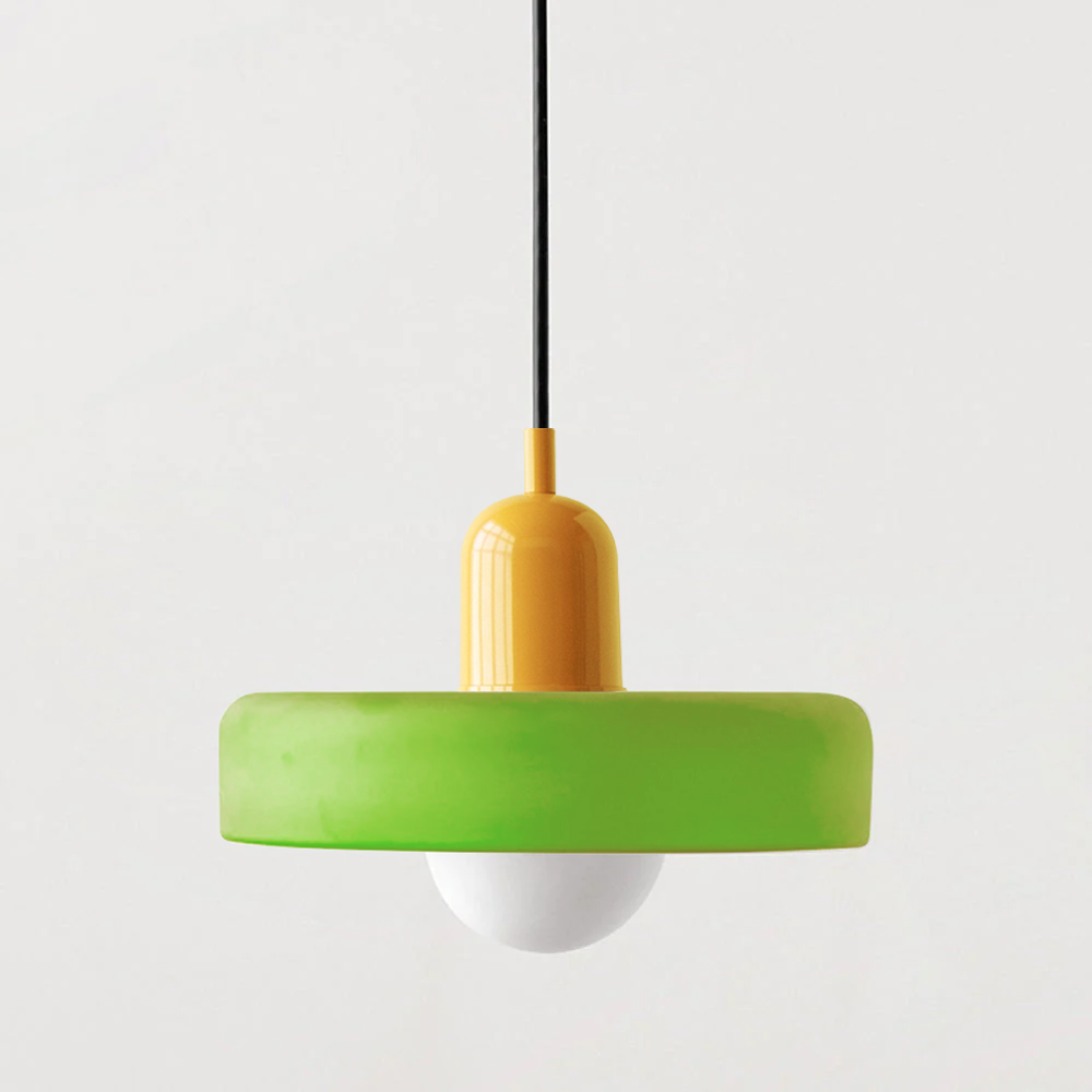 Luméa Bauhaus Suspension in Coloured Glass