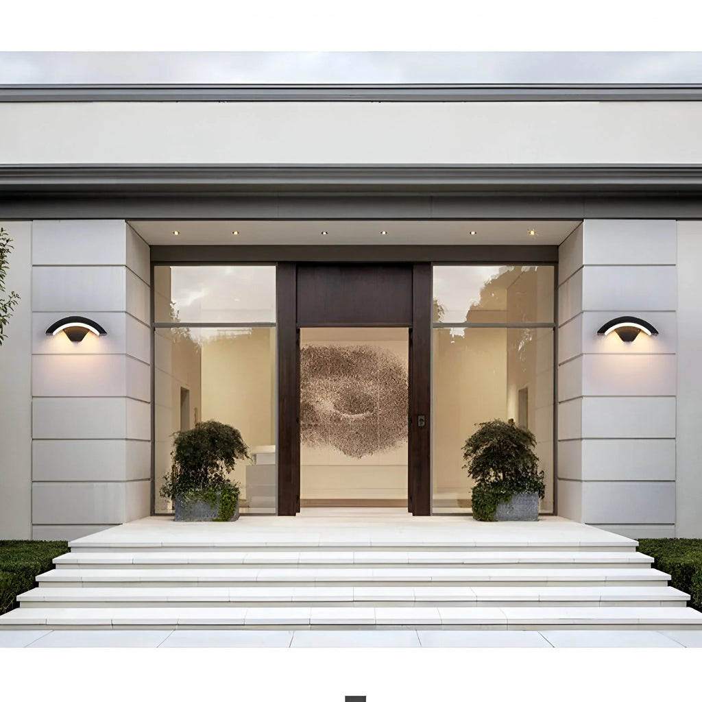 GlowSense LED Outdoor Wall Light with Motion Sensor