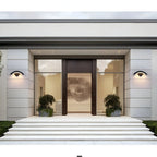 GlowSense LED Outdoor Wall Light with Motion Sensor