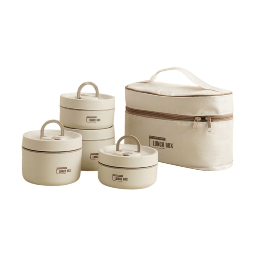 ThermalLock Stainless Steel Double-Wall Insulated Food Container with Leak-Resistant Seal