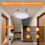 AutoGlow Wireless LED Ceiling Light with Motion Detector