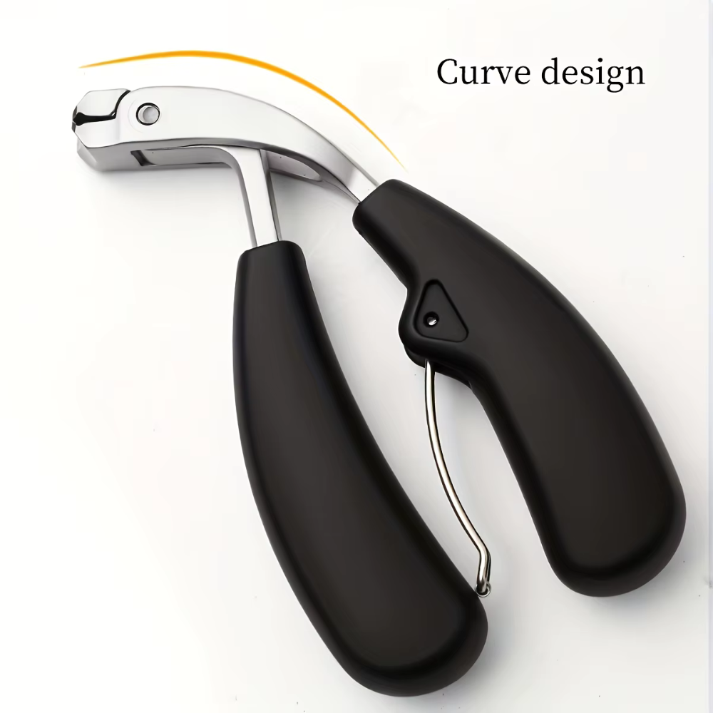 Premium Steel Wide-Jaw Nail Clipper for Men