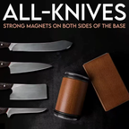 Precision Dual-Angle Rolling Knife Sharpener with Magnetic Guidance