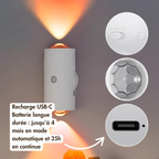 LumiSense Applique Murale LED avec Détecteur de Mouvement