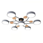 NordLume Modern LED Acrylic Ceiling Light for Living Room and Bedroom