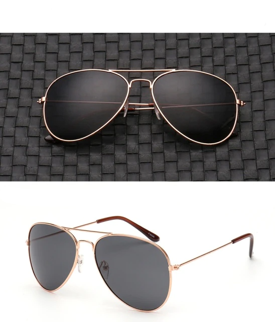 SkyShield Polarized Aviator Sunglasses | UV400 Lightweight Metal Frame