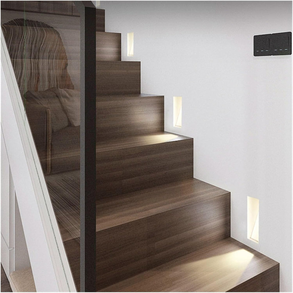 LumenPath Recessed Wall Light | LED Sensor Stairway Guide Lamp