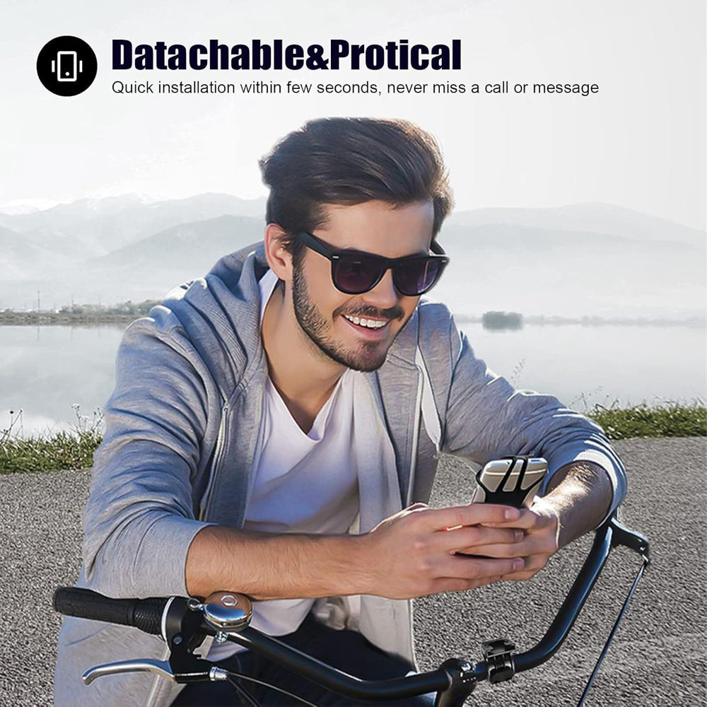 RideGrip 360° Quick-Release Bike Phone Mount 2-Pack for Handlebars