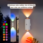 LumiSense Applique Murale LED avec Détecteur de Mouvement