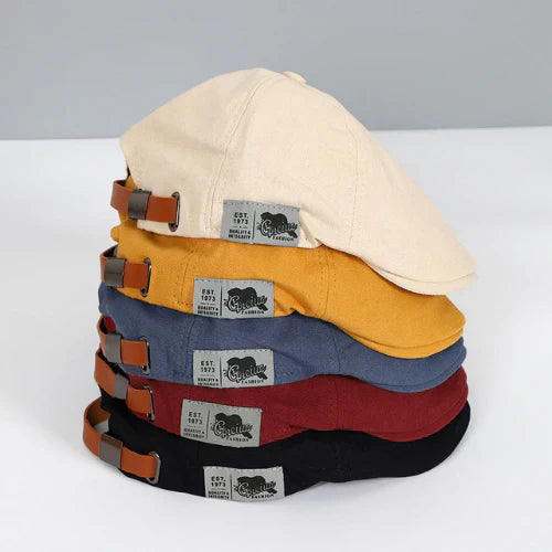 HeritagePeak Newsboy Cap with Adjustable Fit and Wool Blend
