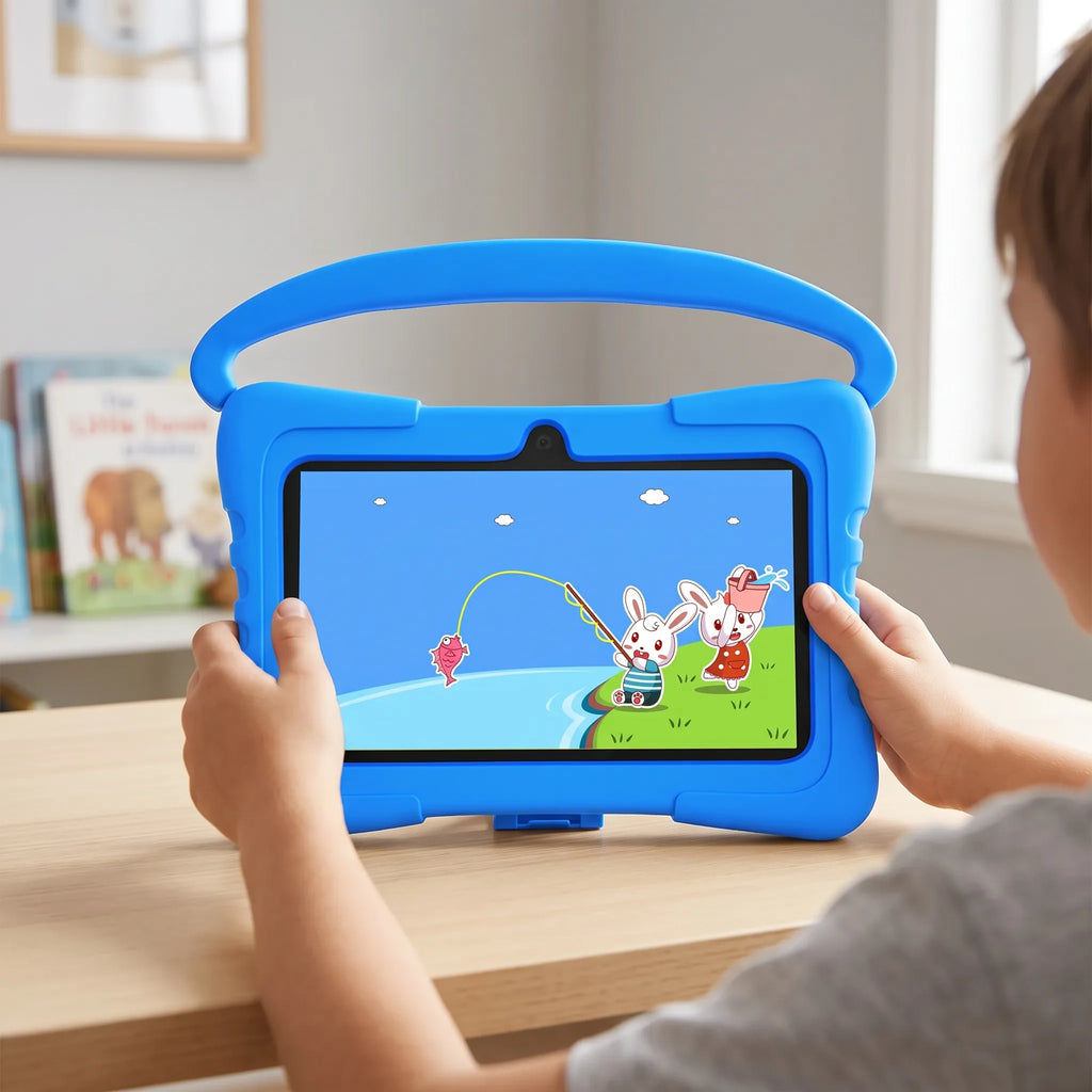 Junior Explorer 7-Inch Kids Tablet with Protective Case and Parental Controls