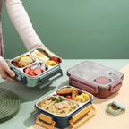 Premium Stainless Steel Insulated Lunch Container with Leak-Proof Seal