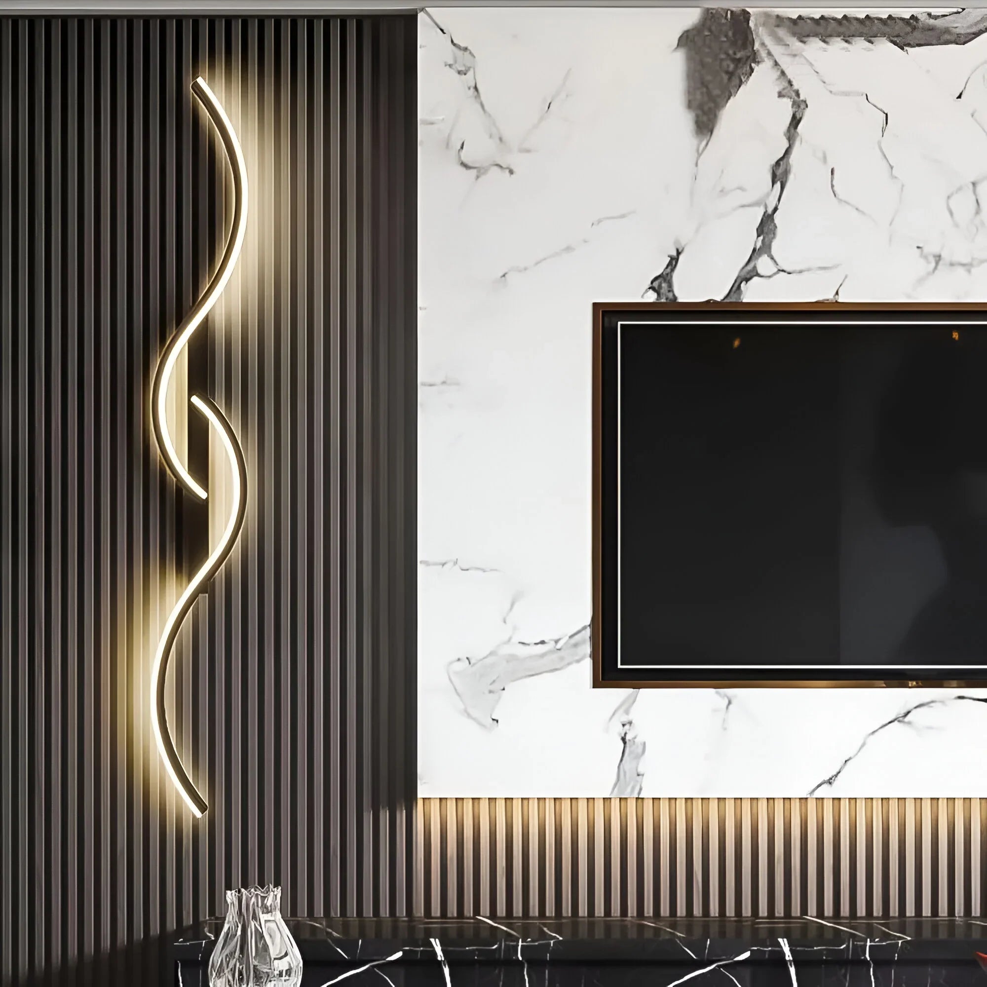 CurveGlow Modern LED Wall Light for Soft Ambient Illumination