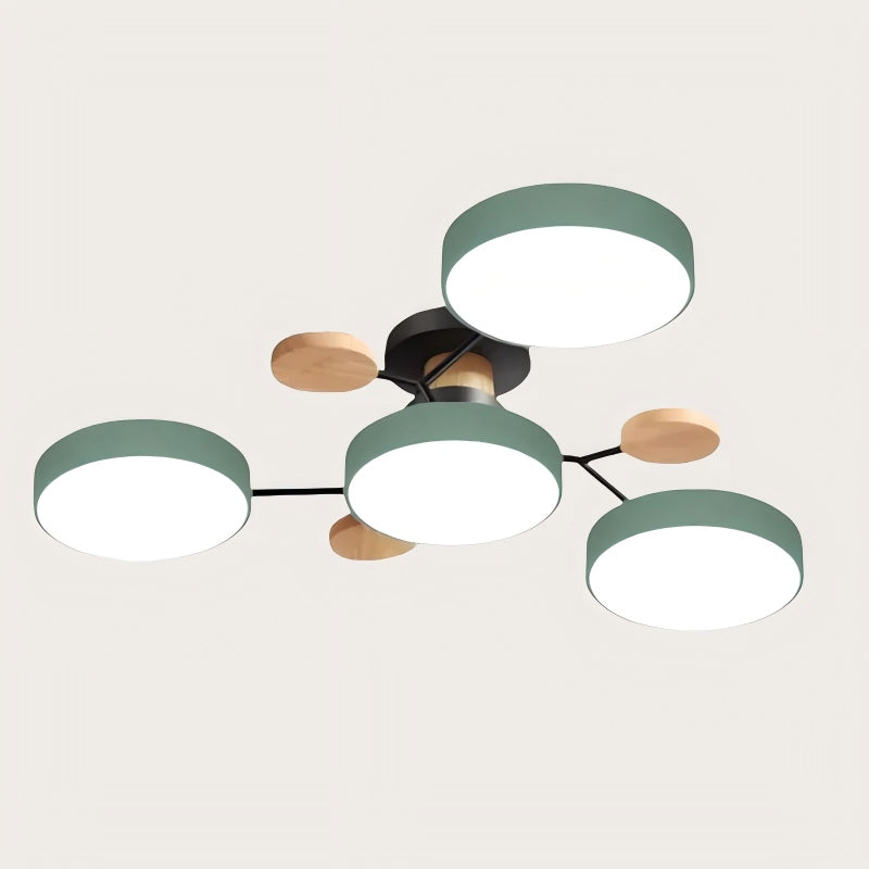NordLume Modern LED Acrylic Ceiling Light for Living Room and Bedroom