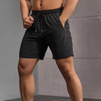 MotionCore Men's Sports Shorts with Zipper Pockets and Drawstring