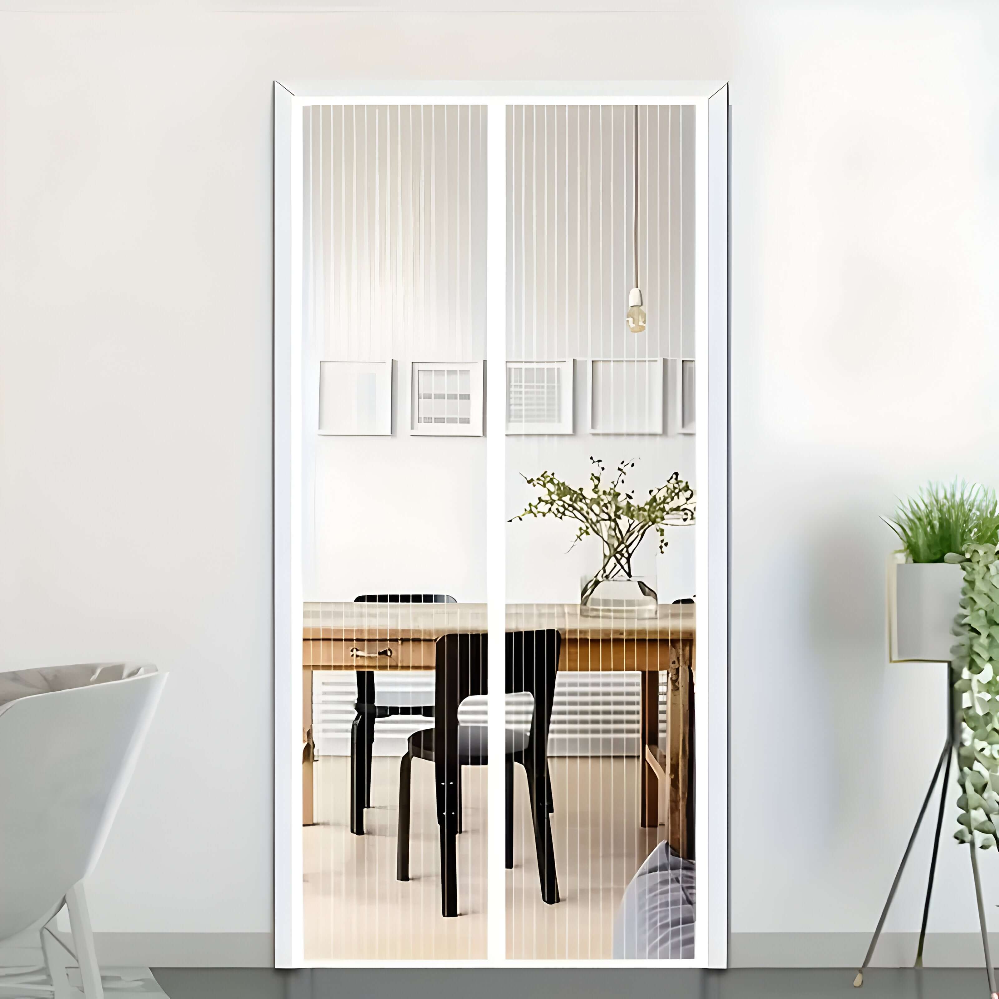 AeroSeal Magnetic Fly Screen Door Self-Closing Mesh Curtain