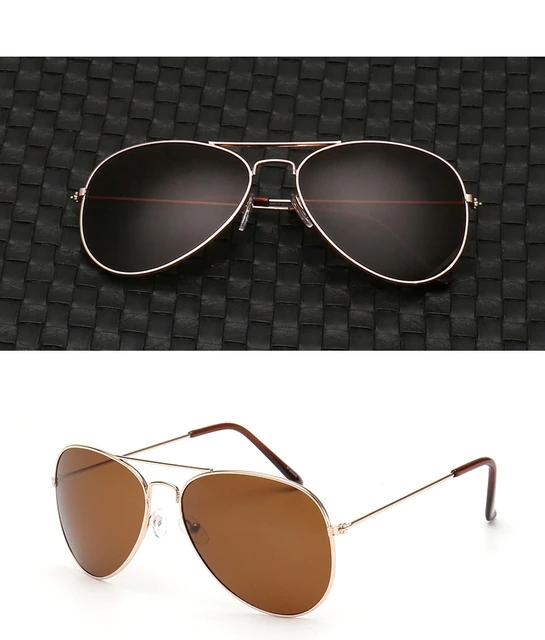 SkyShield Polarized Aviator Sunglasses | UV400 Lightweight Metal Frame