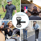RideGrip 360° Quick-Release Bike Phone Mount 2-Pack for Handlebars
