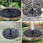 Solar-Powered Floating Fountain Pump for Ponds and Birdbaths