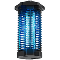 UV Grid Flying Insect Eliminator with Steel Grid and Removable Insect Trap