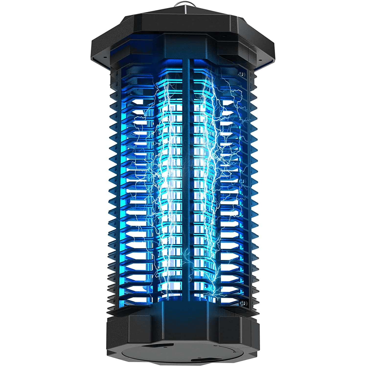 UV Grid Flying Insect Eliminator with Steel Grid and Removable Insect Trap
