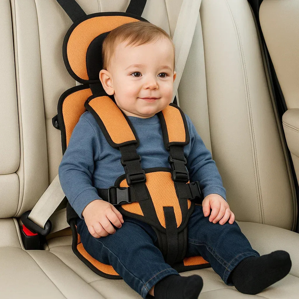 TravelNest Foldable Child Travel Seat with Adjustable Straps