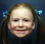 Articulated Senior Character Latex Mask with Moving Jaw