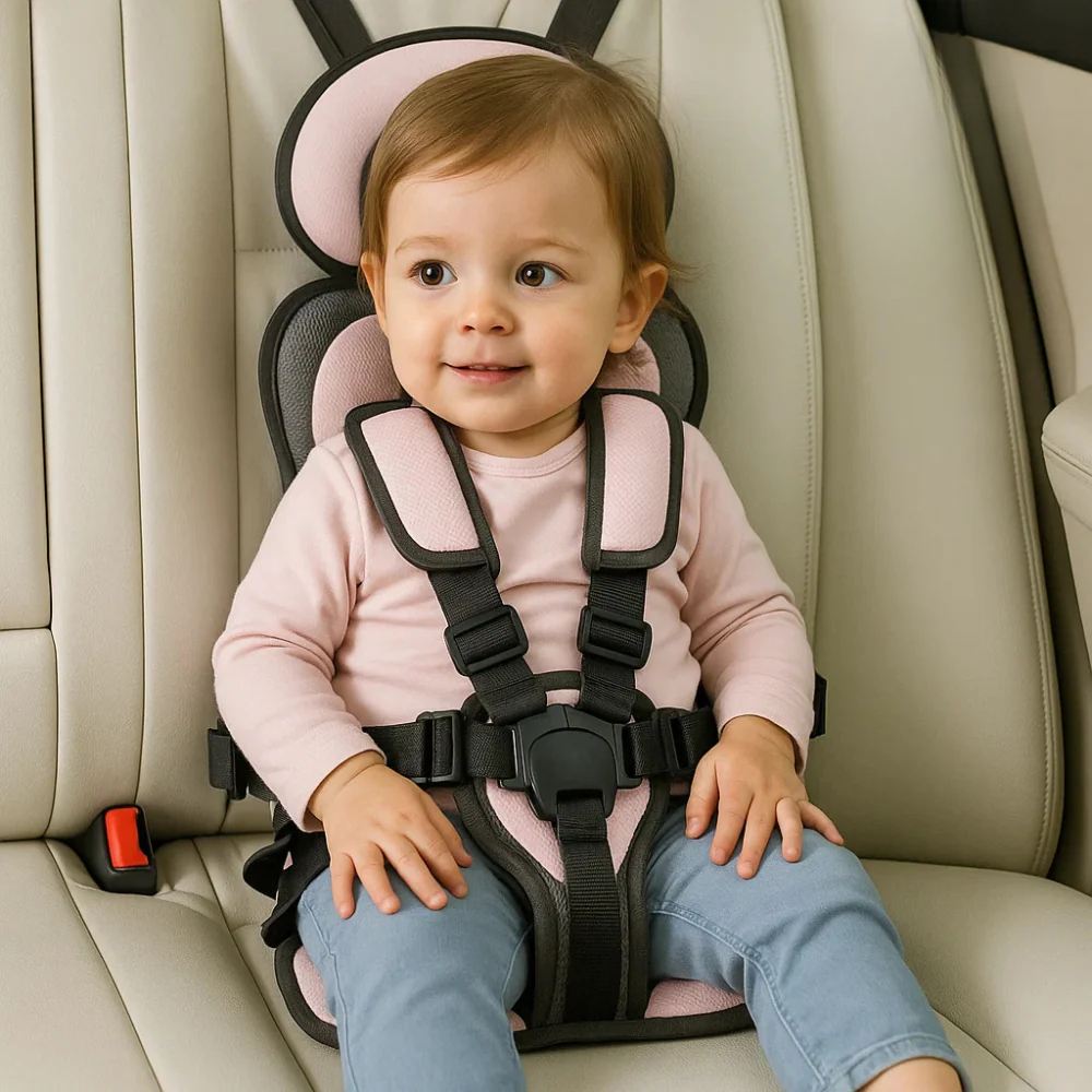 TravelNest Foldable Child Travel Seat with Adjustable Straps