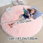 Nuvello Tapis Rond Moelleux Antidérapant