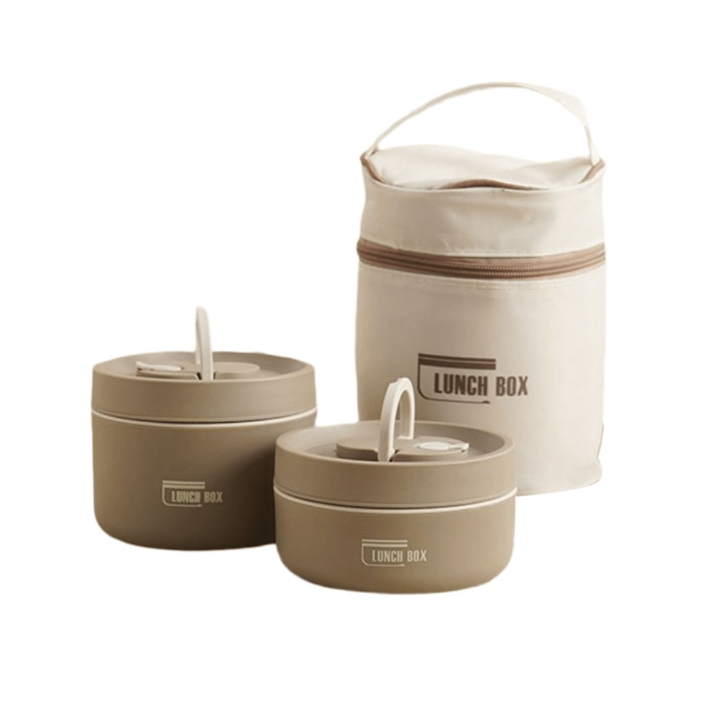 ThermalLock Stainless Steel Double-Wall Insulated Food Container with Leak-Resistant Seal
