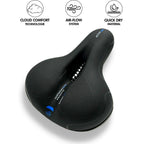 RideEase Comfort Bike Saddle | Ergonomic Gel Bicycle Seat