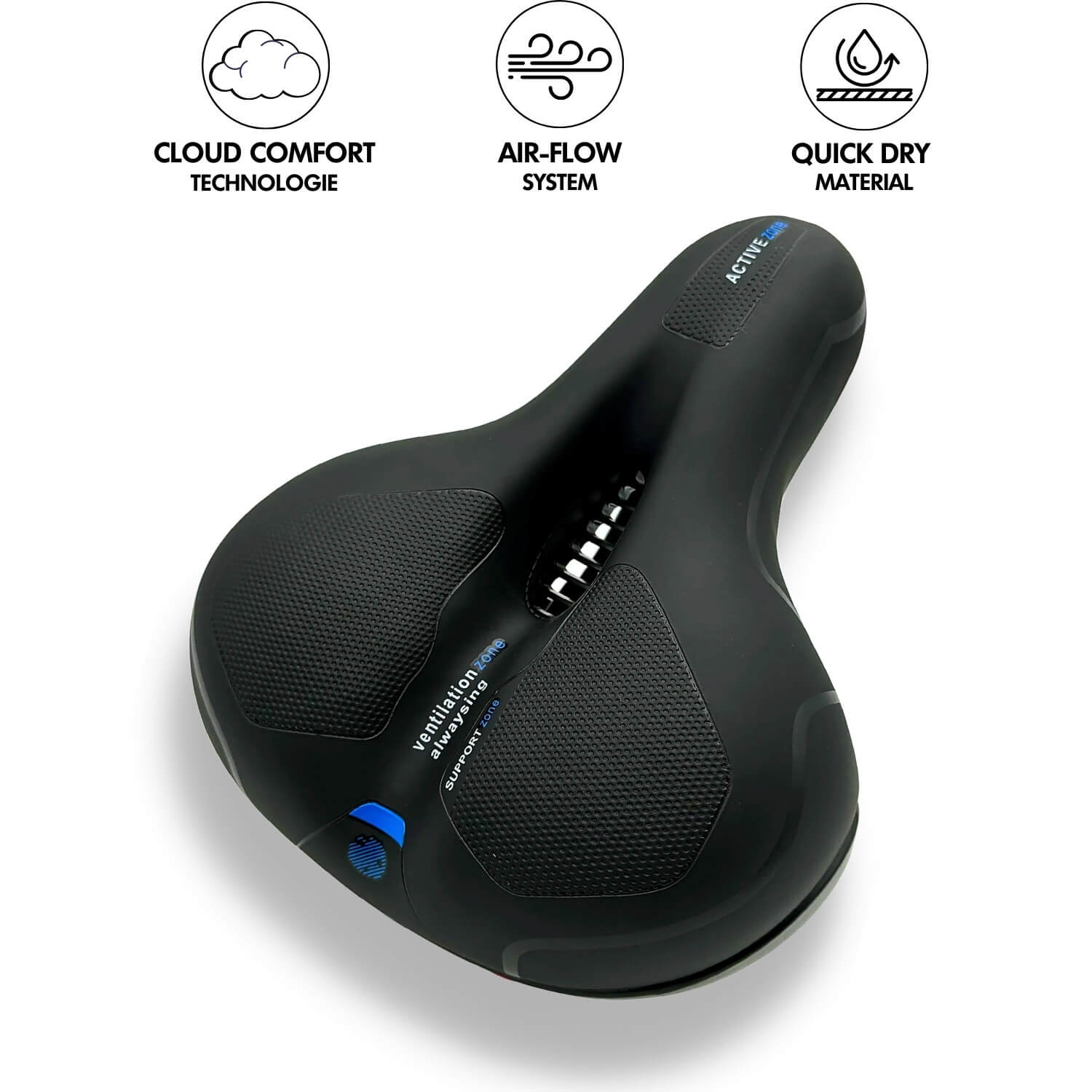 RideEase Comfort Bike Saddle | Ergonomic Gel Bicycle Seat