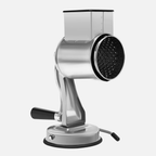 Premium Rotary Drum Grater with Five Interchangeable Blades and Suction Base