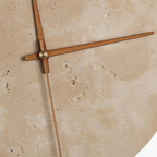 Natural Stone Backlit Wall Clock with LED Ambient Light - 9" or 11.8"
